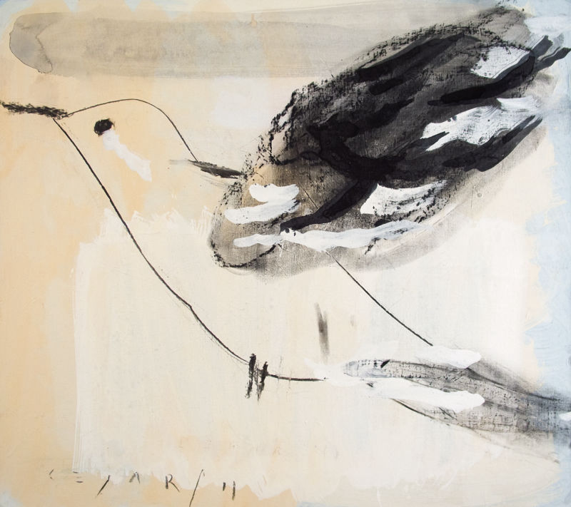 lesar, željko lesar, atelje, zagreb , suvremeni hrvatski slikar, online galerija, lesar ptice